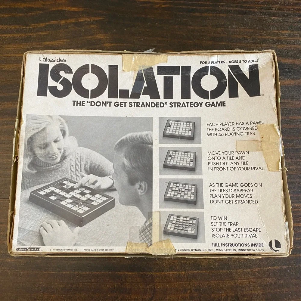 Vintage 1978 Lakeside Isolation COMPLETE Don't‎ Get Stranded Strategy Board Game
